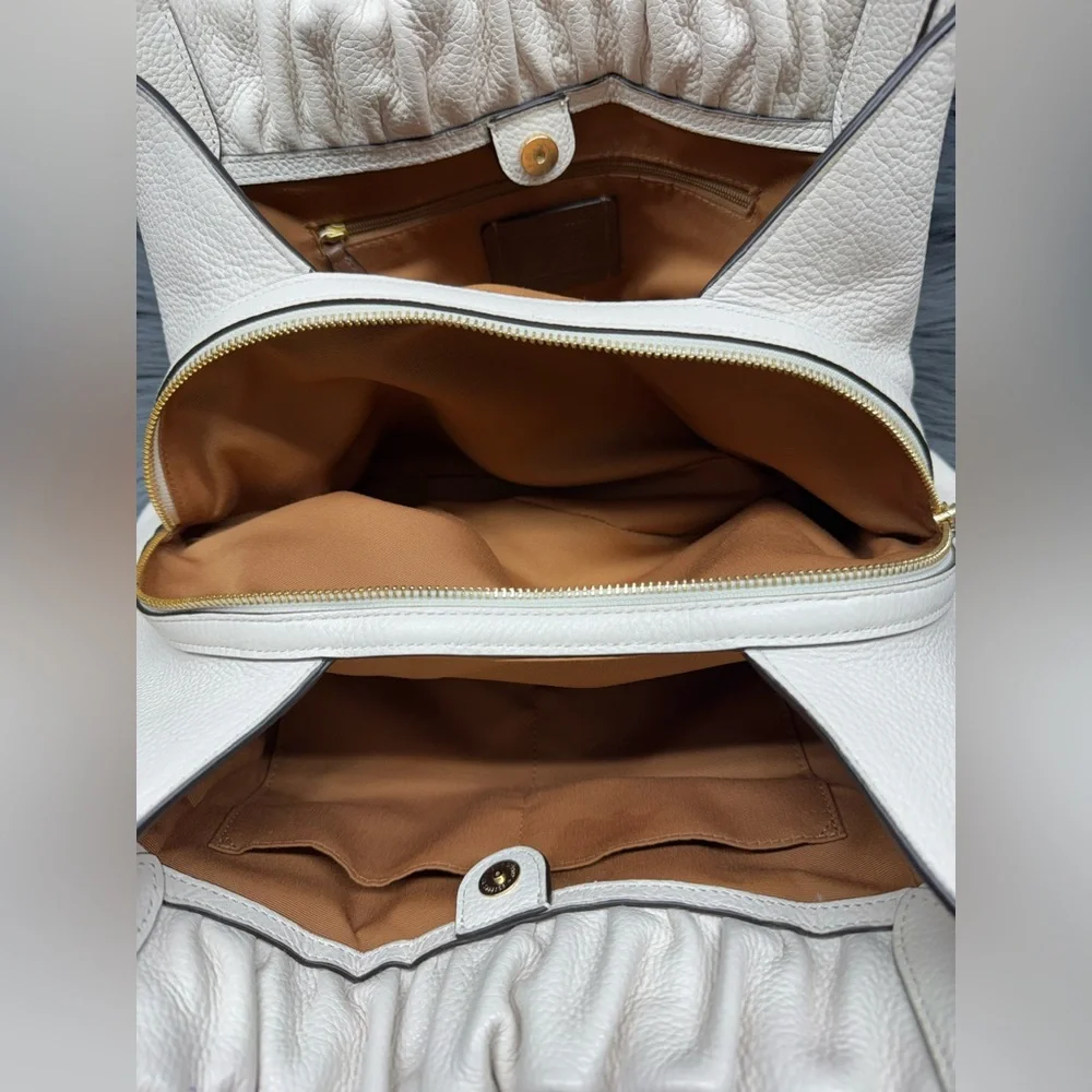 Coach Maya Pebble Leather Shoulder Bag